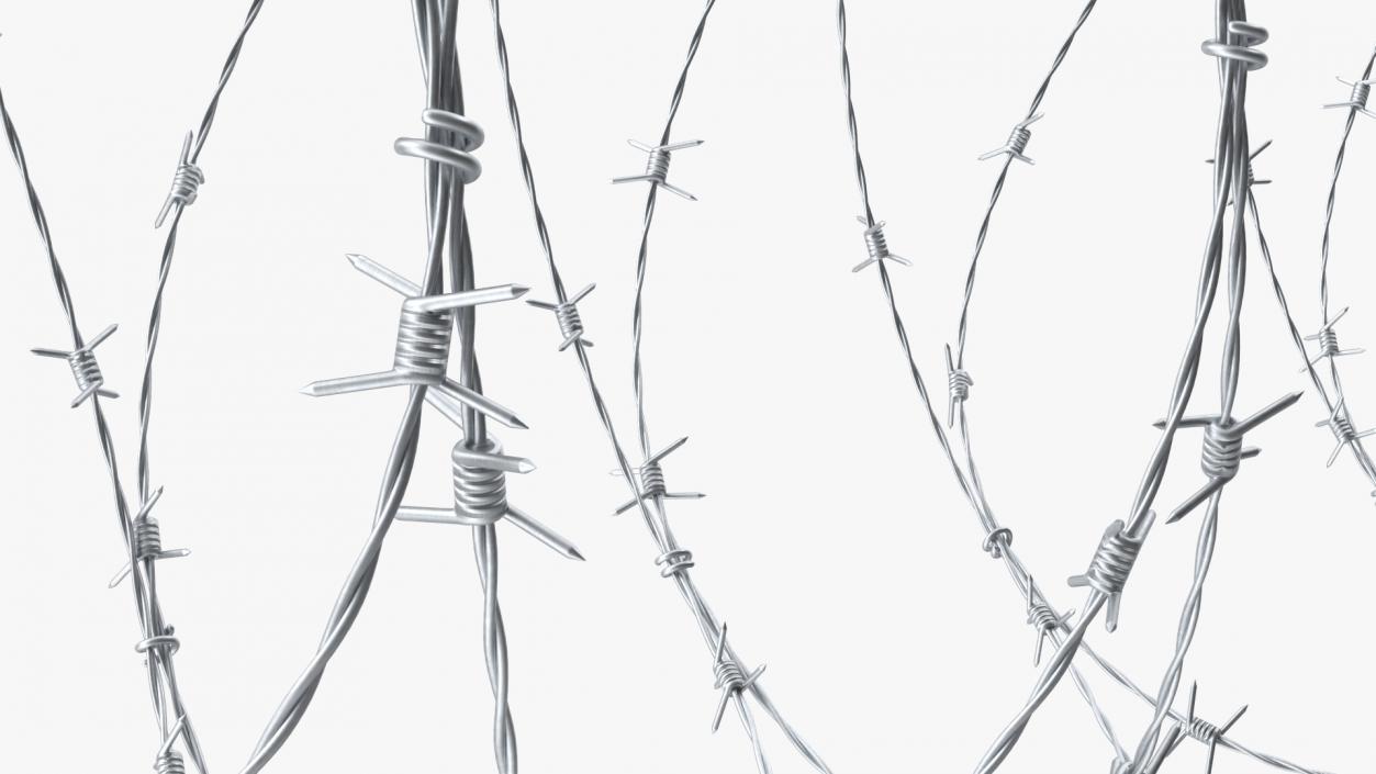 Razor Wire Obstacle 3D model