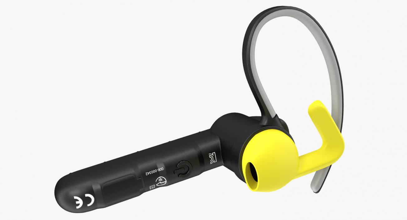 Jabra Steel Industrial Strength Bluetooth Headset 3D model