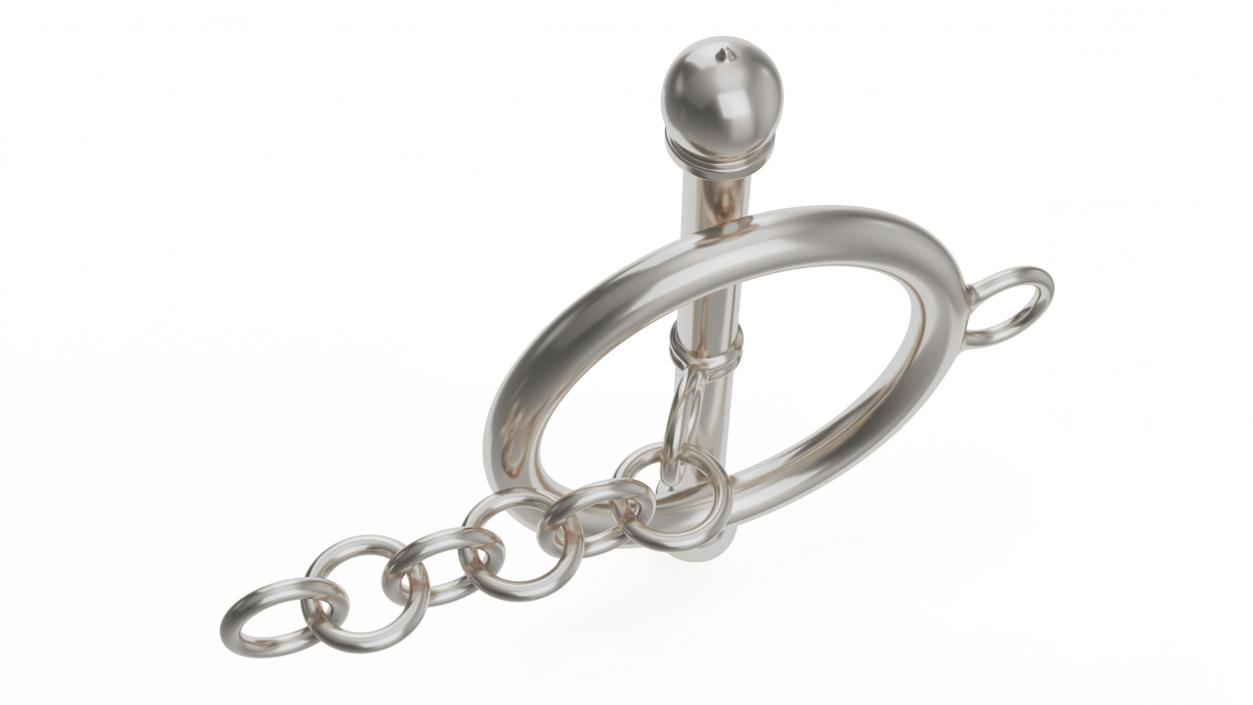 Silver Jewelry Clasps Collection 2 3D model