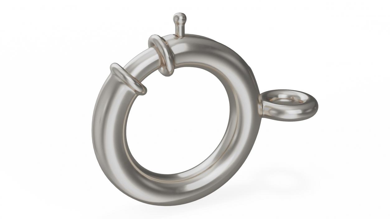 Silver Jewelry Clasps Collection 2 3D model