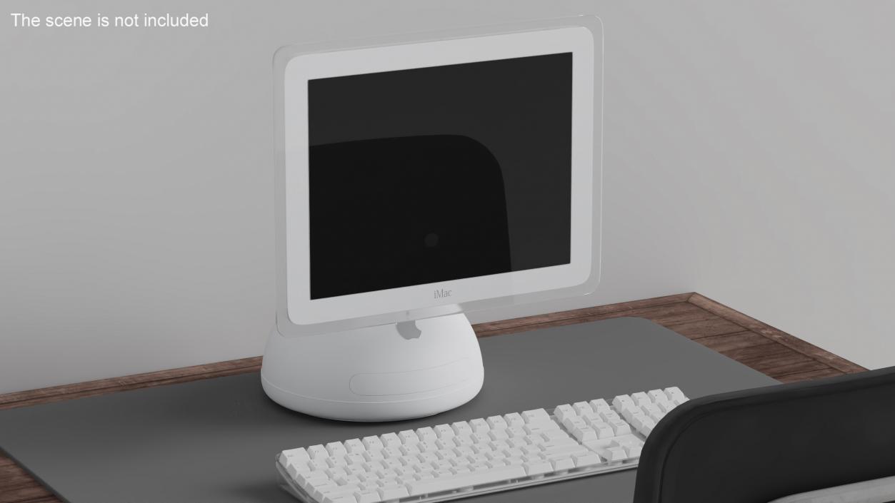 Apple iMac G4 Desktop Computer Rigged 3D