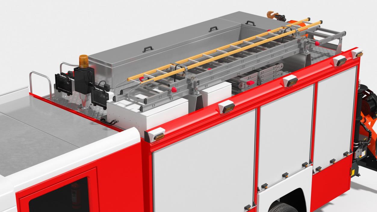 Fire Trucks Collection 6 3D model