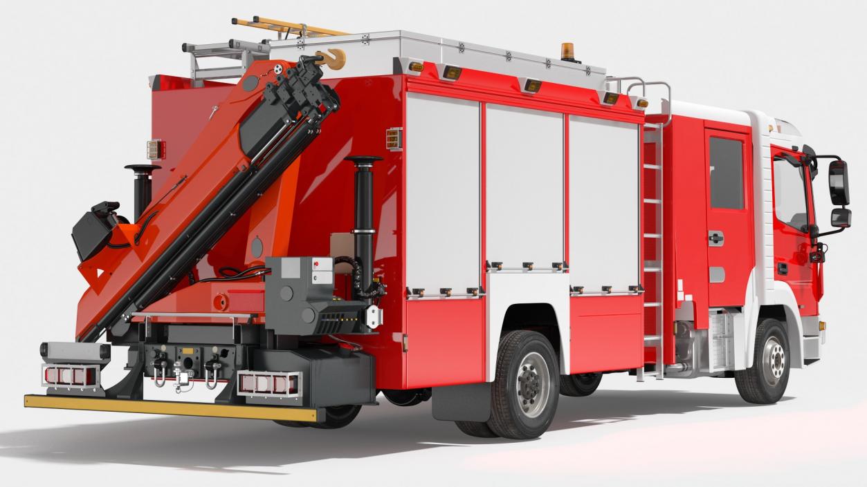 Fire Trucks Collection 6 3D model