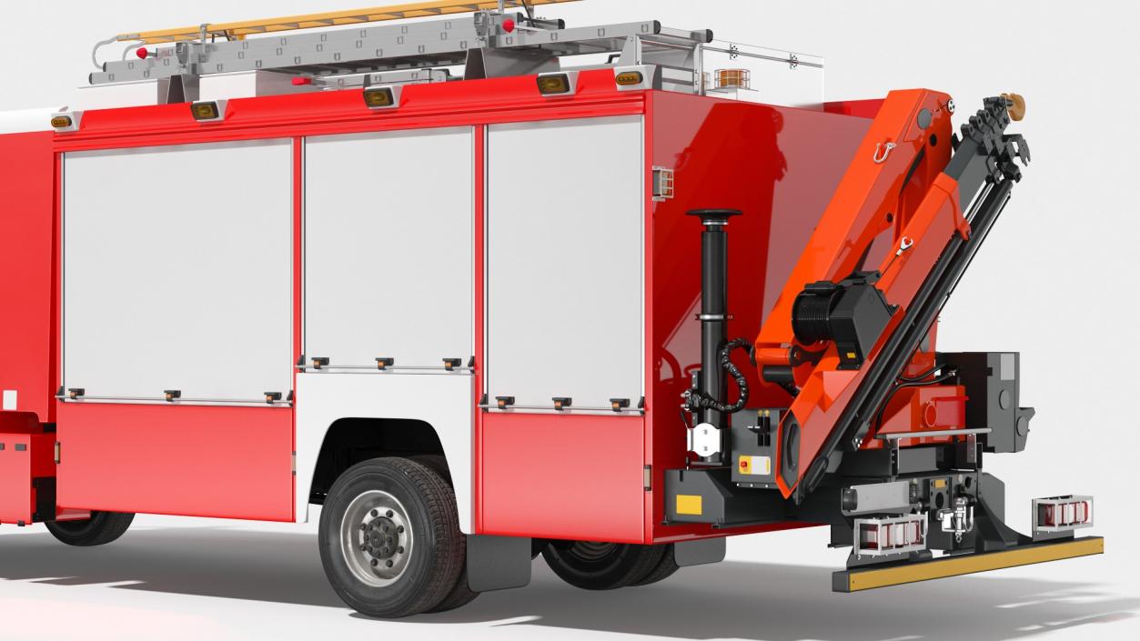 Fire Trucks Collection 6 3D model