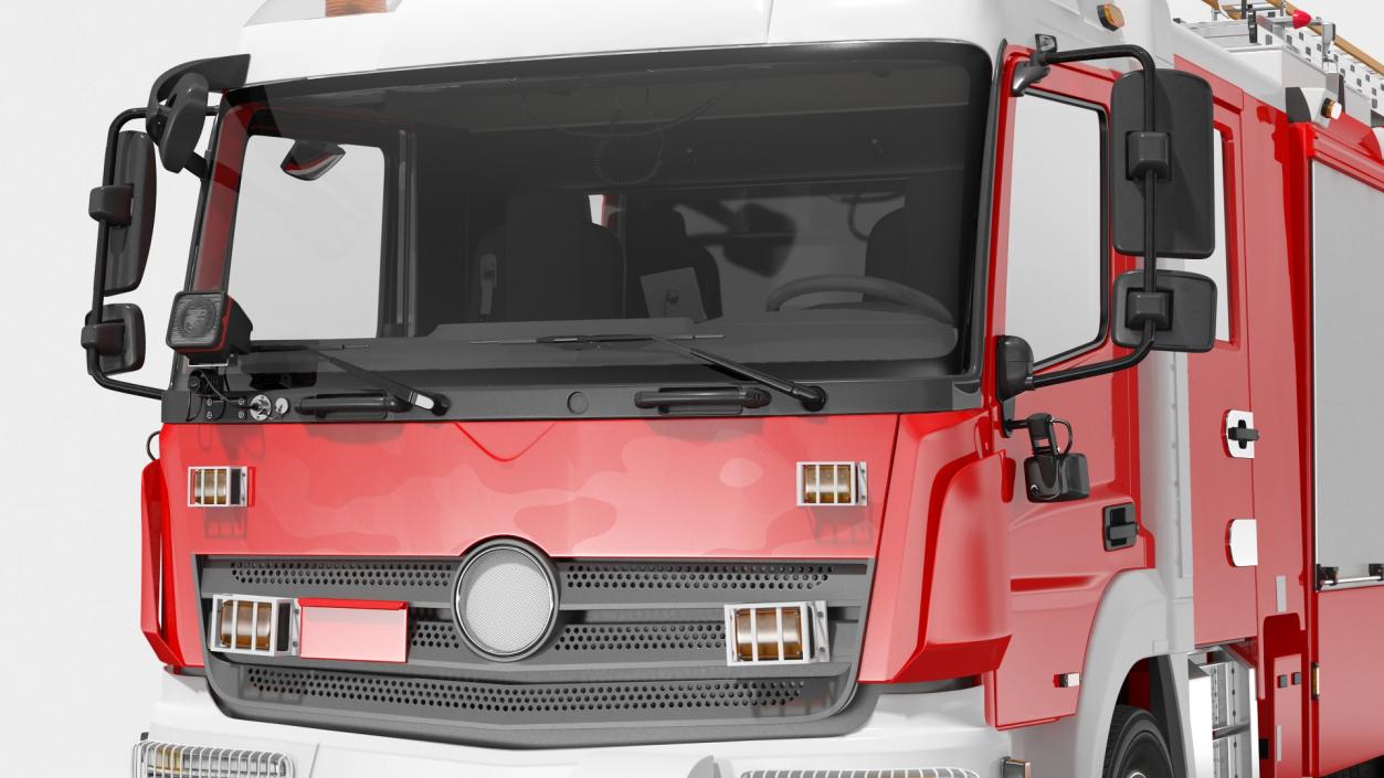 Fire Trucks Collection 6 3D model