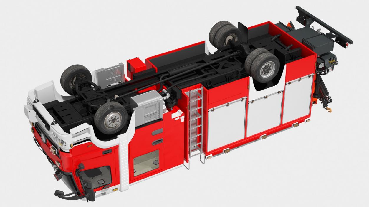 Fire Trucks Collection 6 3D model