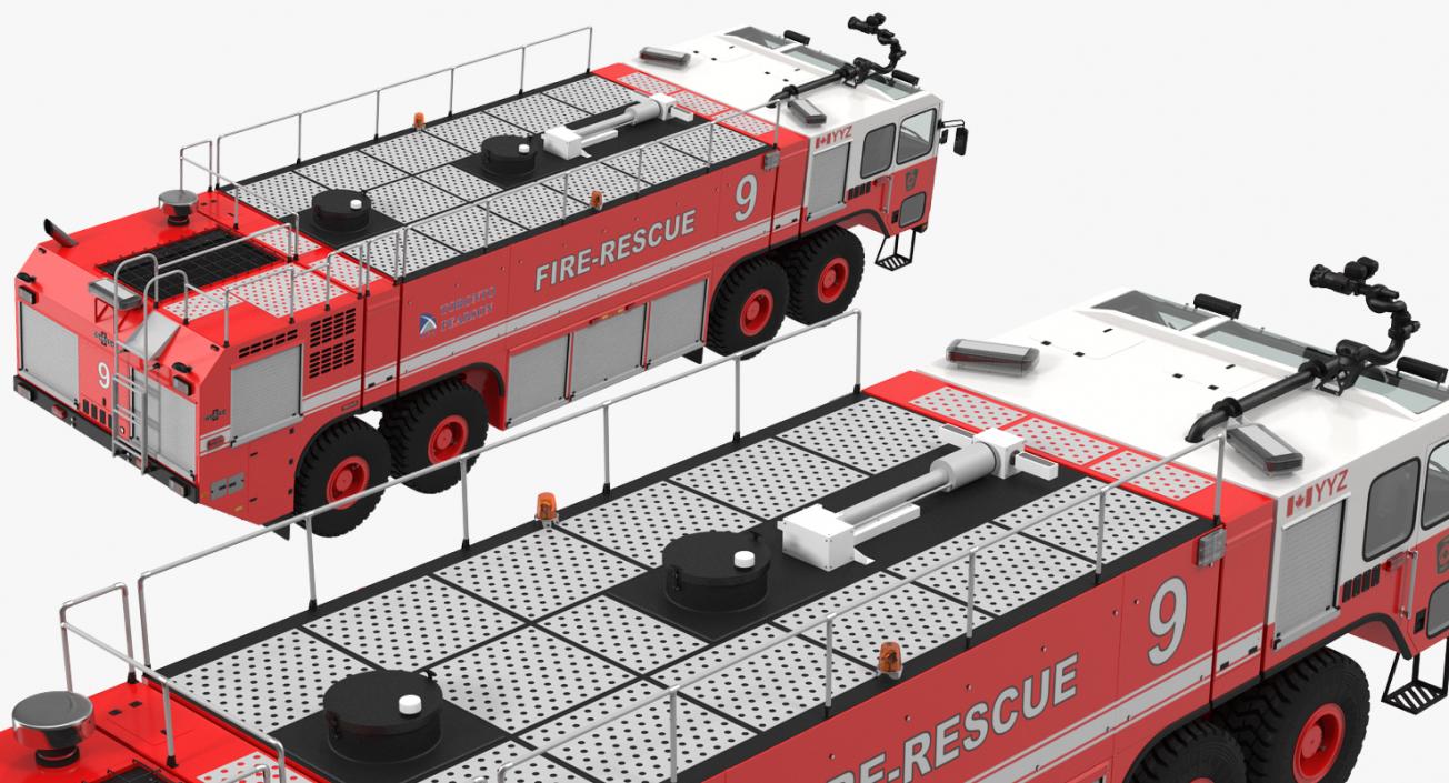 Fire Trucks Collection 6 3D model