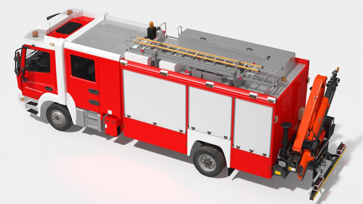 Fire Trucks Collection 6 3D model