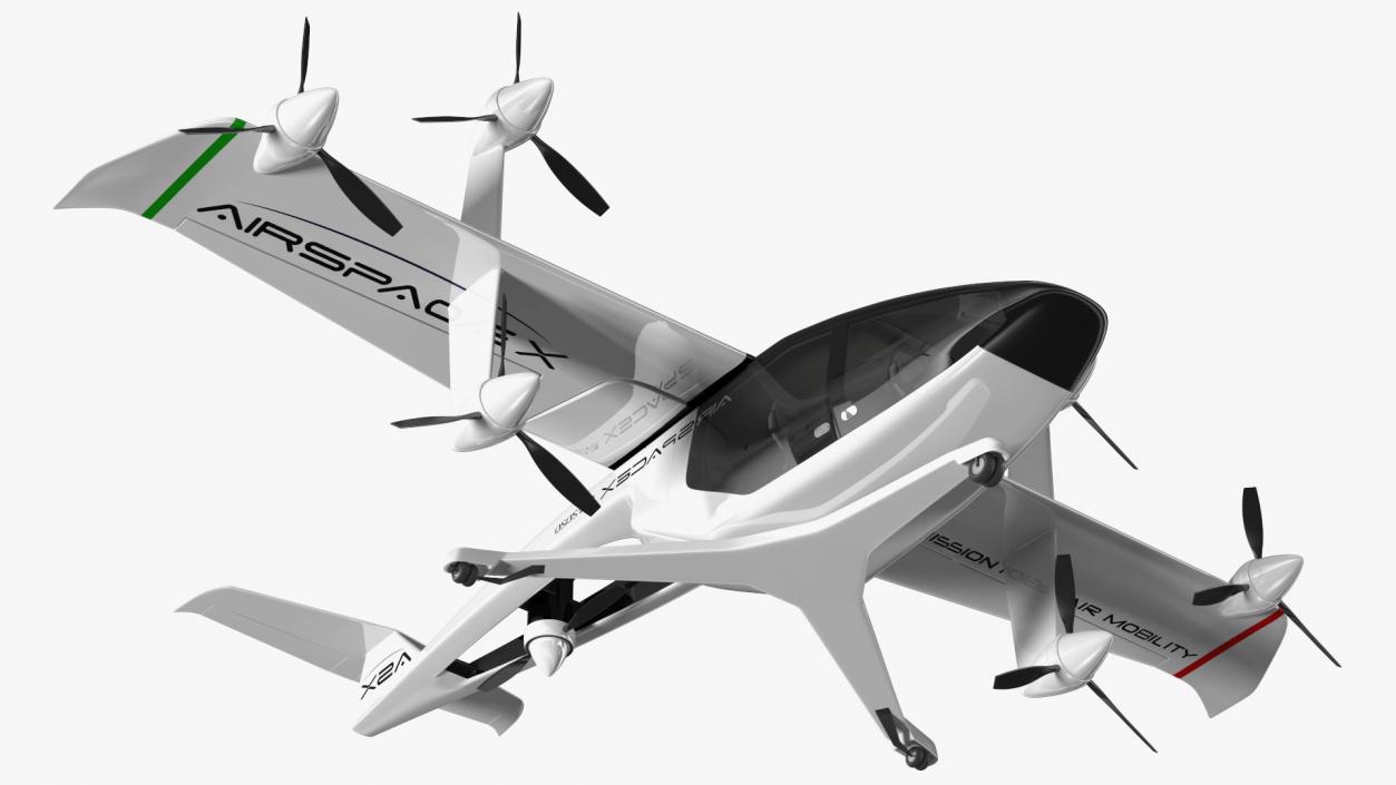 ASX MOBi-One V1 Aircraft 3D model