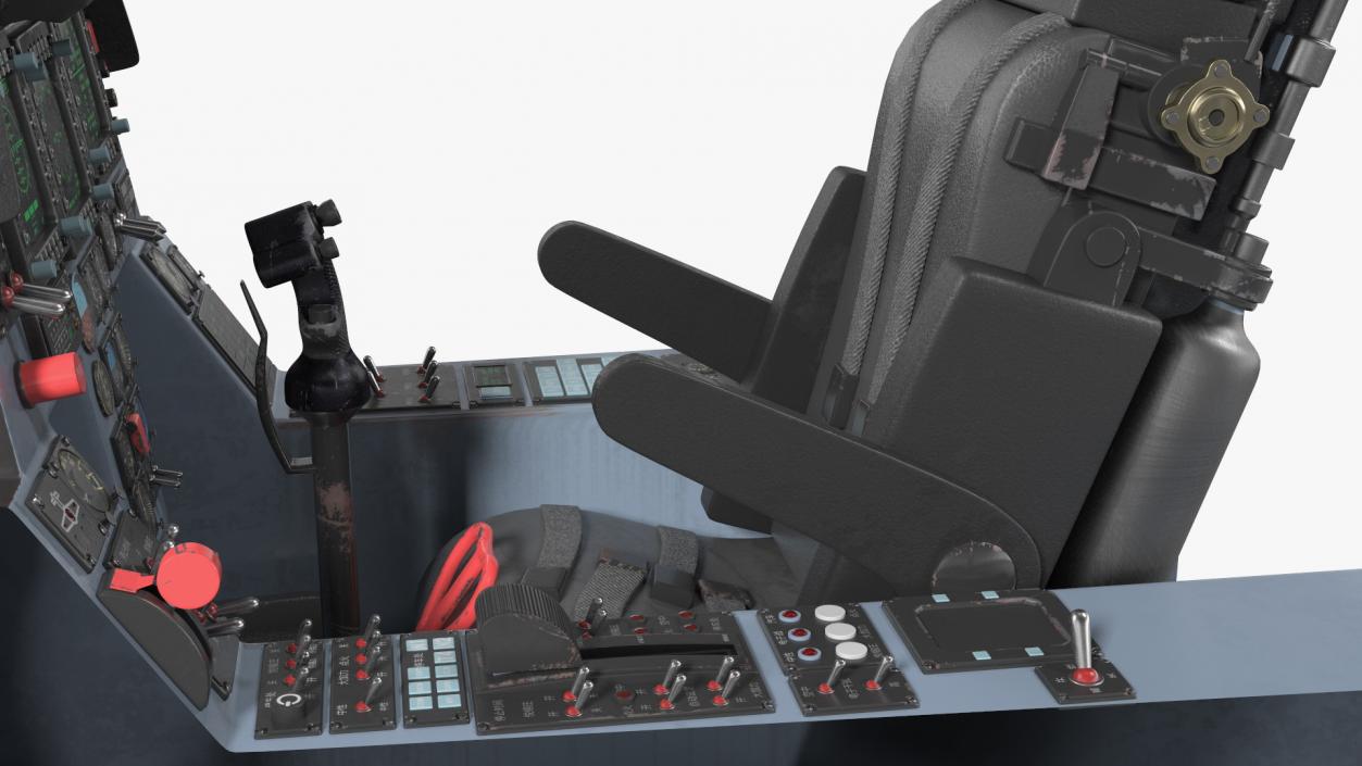 Chengdu J10 A Vigorous Dragon Cockpit 3D