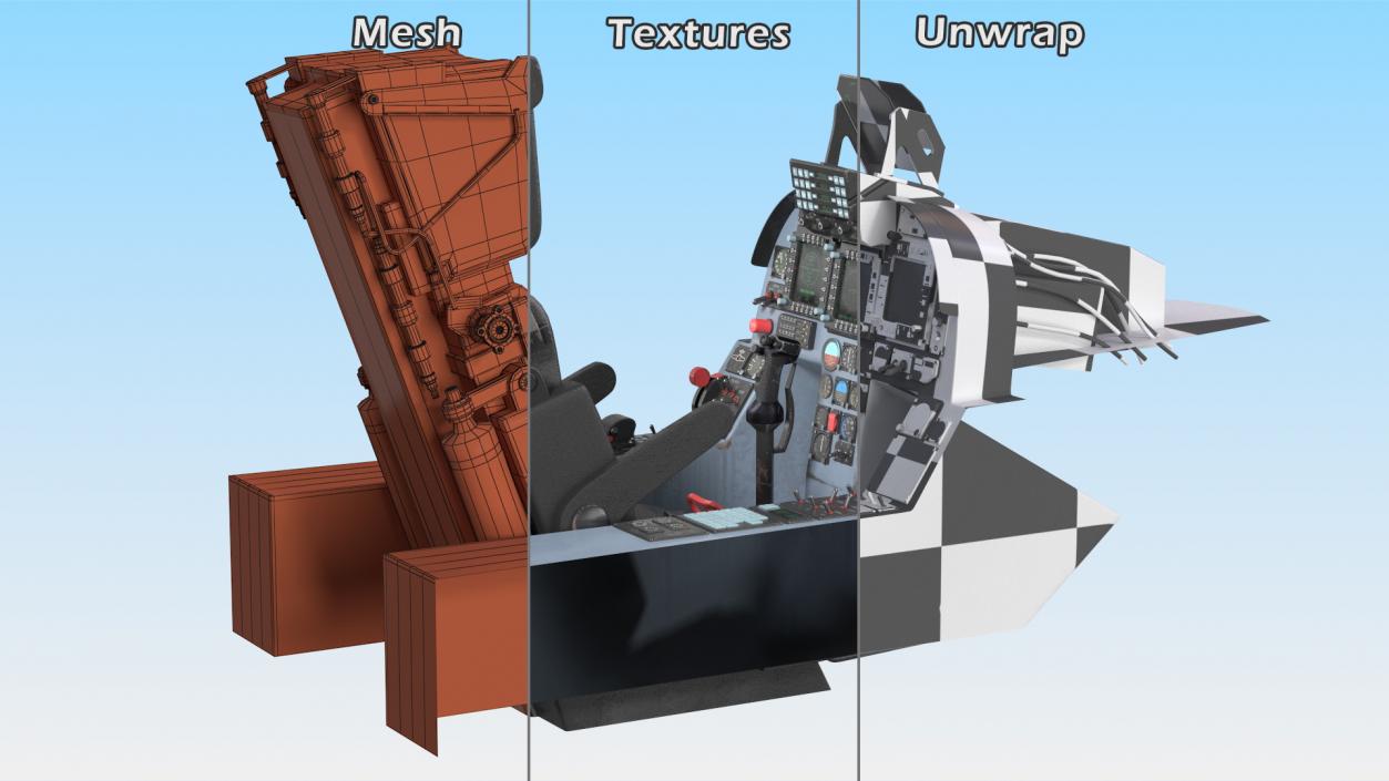 Chengdu J10 A Vigorous Dragon Cockpit 3D