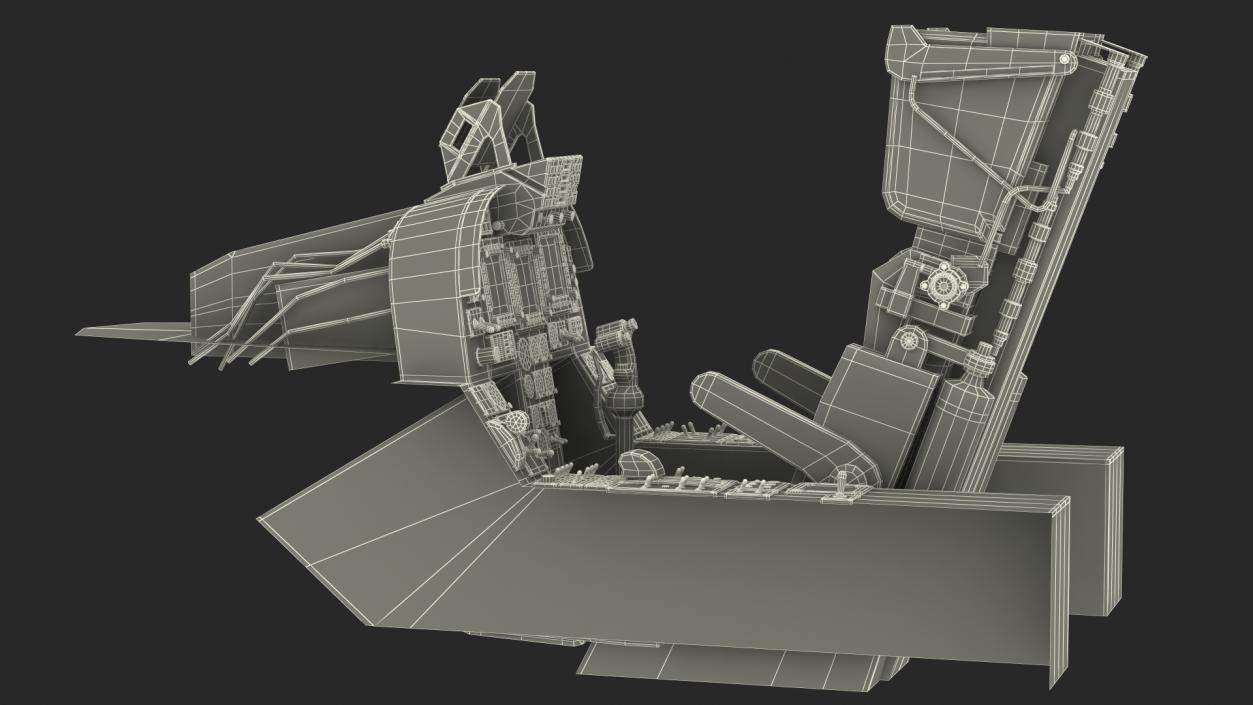 Chengdu J10 A Vigorous Dragon Cockpit 3D