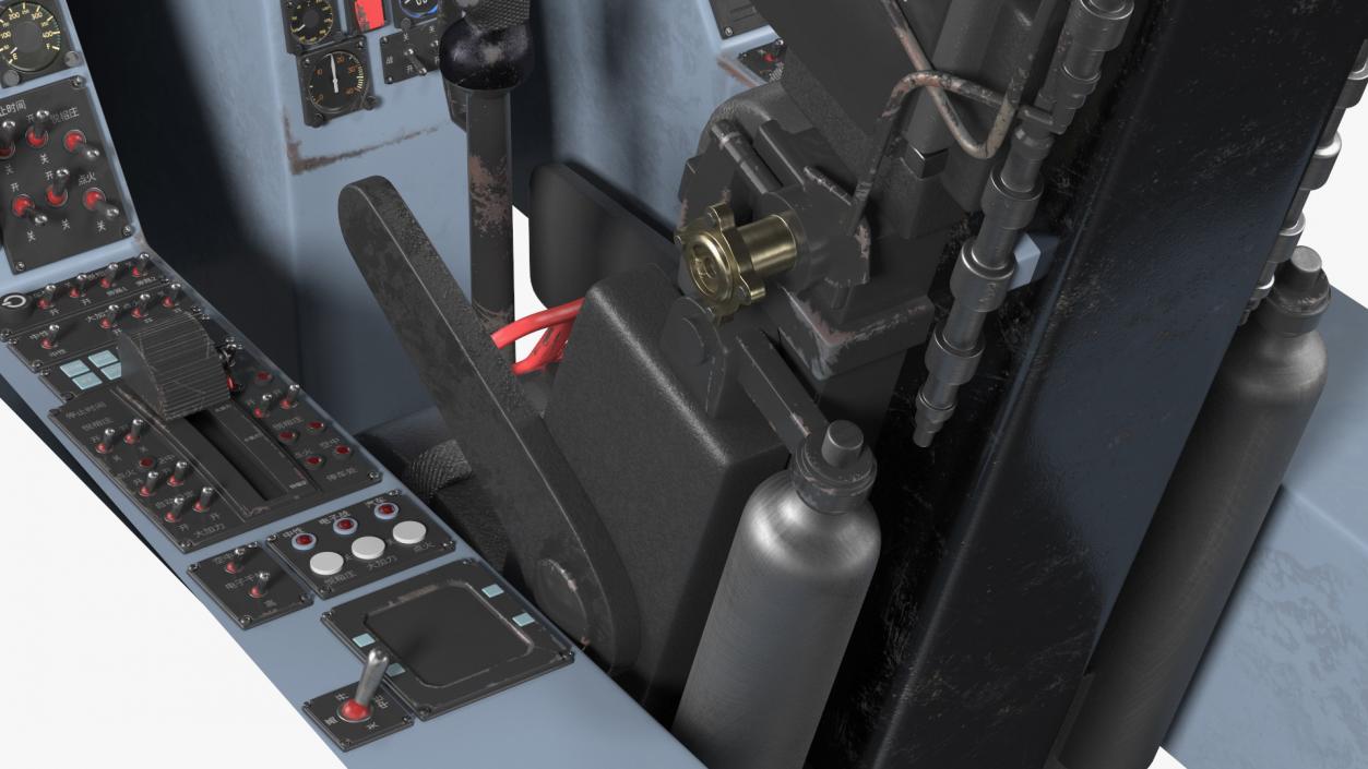 Chengdu J10 A Vigorous Dragon Cockpit 3D