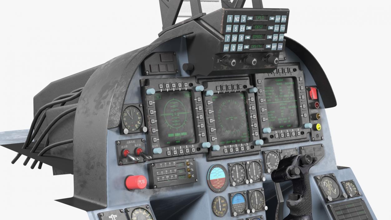 Chengdu J10 A Vigorous Dragon Cockpit 3D