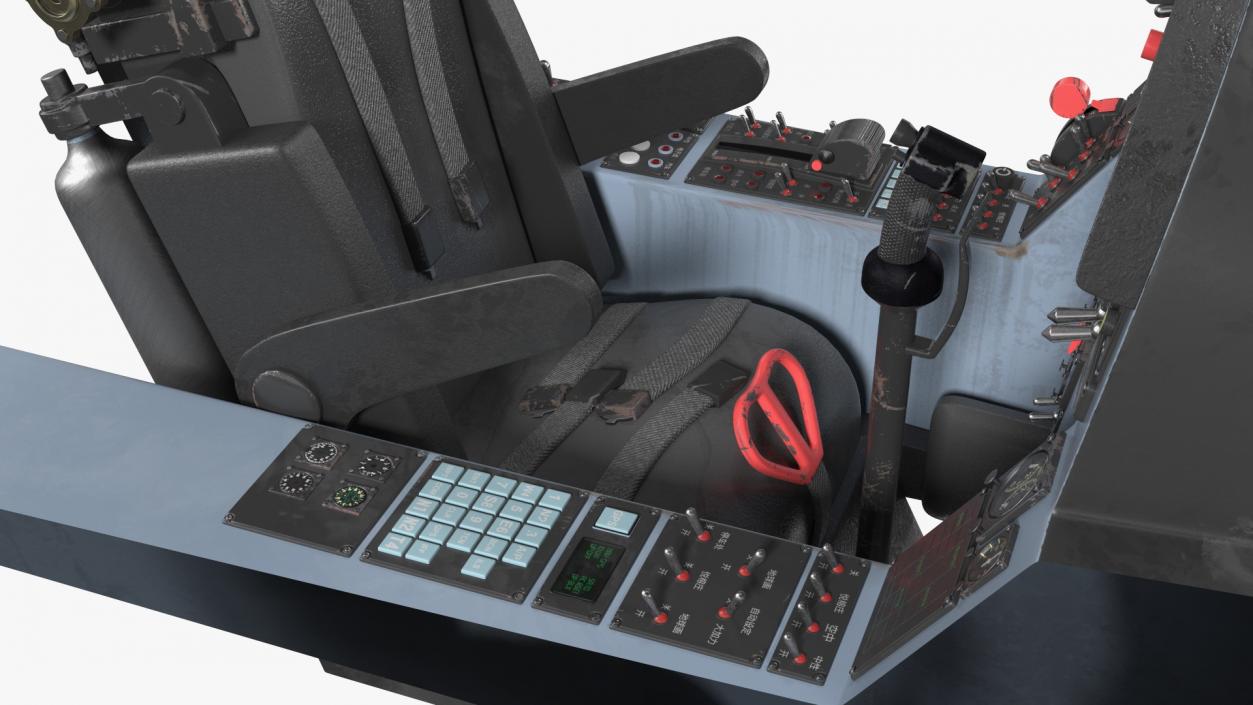 Chengdu J10 A Vigorous Dragon Cockpit 3D