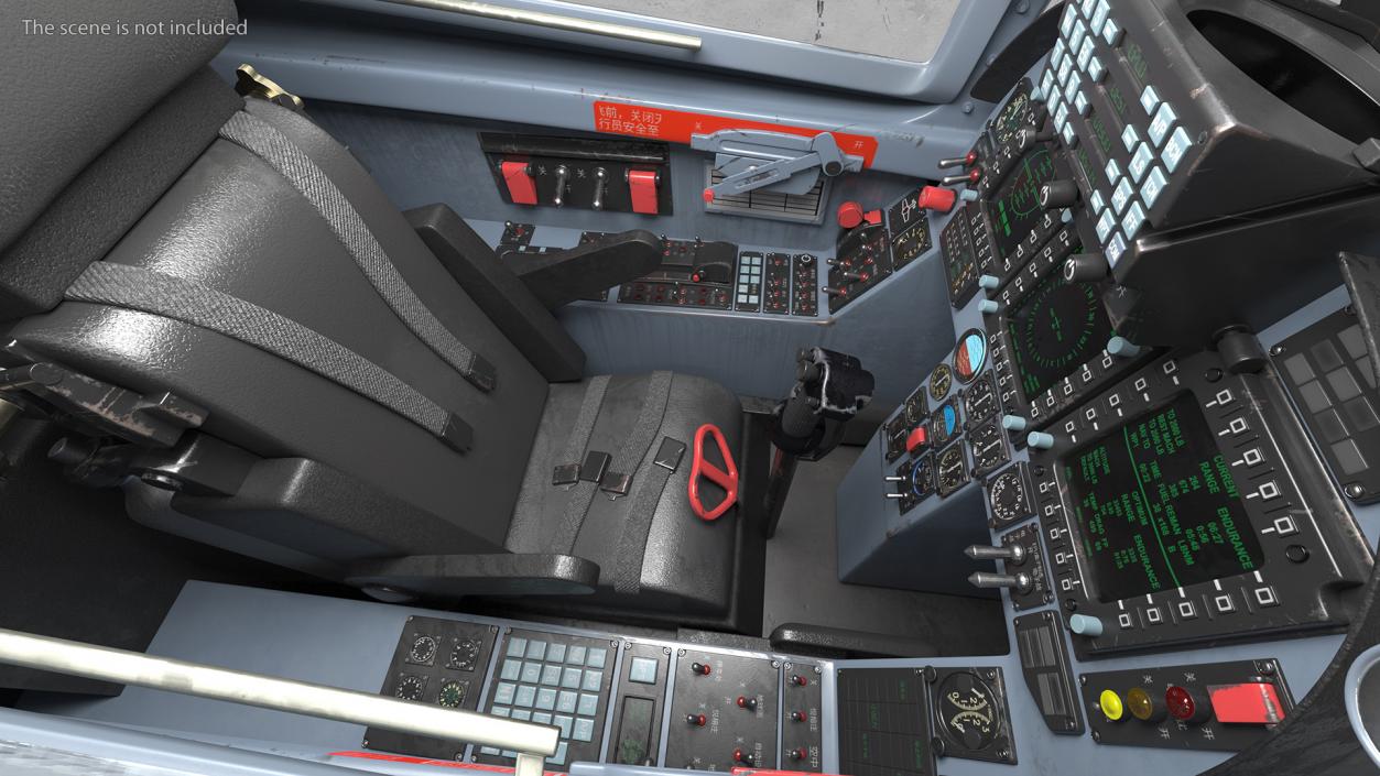 Chengdu J10 A Vigorous Dragon Cockpit 3D