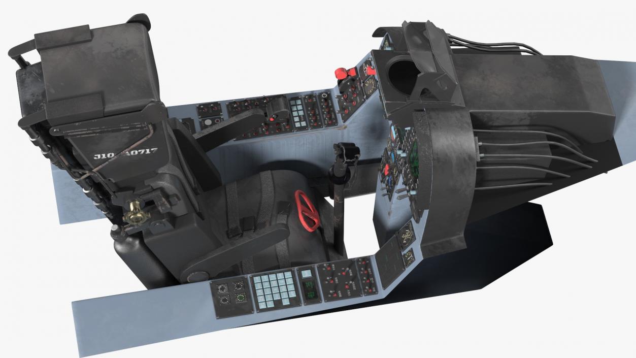 Chengdu J10 A Vigorous Dragon Cockpit 3D