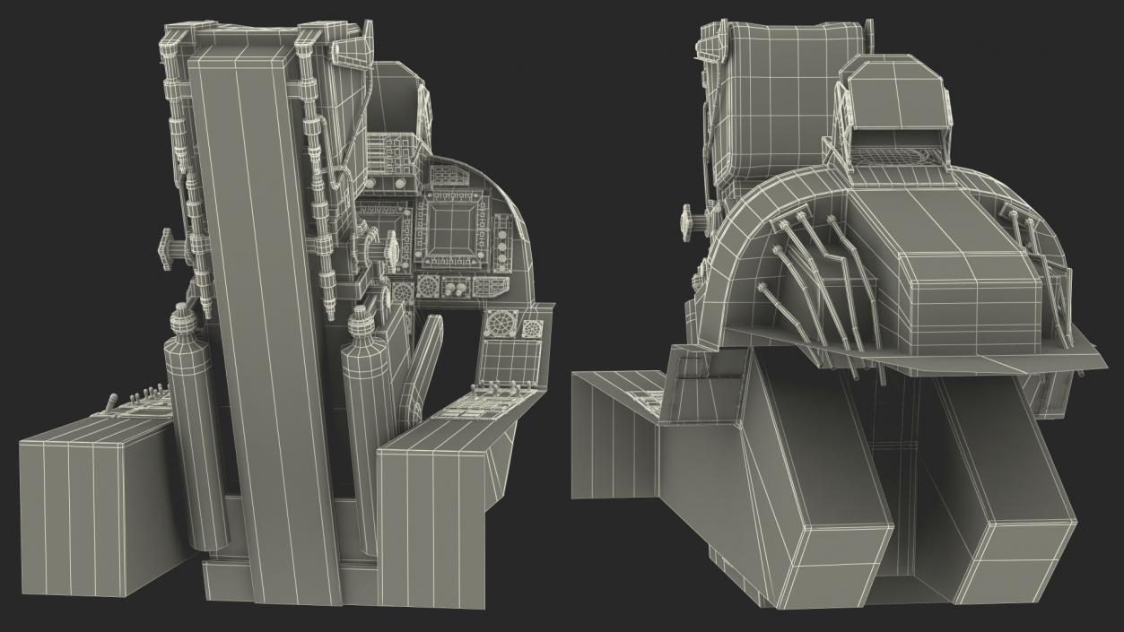 Chengdu J10 A Vigorous Dragon Cockpit 3D