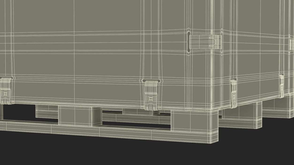 3D model Heavy Duty Shipping Crate