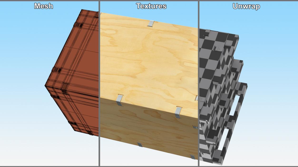 3D model Heavy Duty Shipping Crate