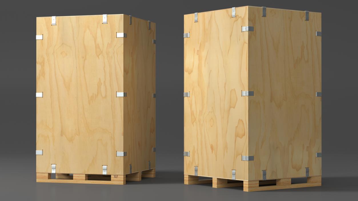 3D model Heavy Duty Shipping Crate