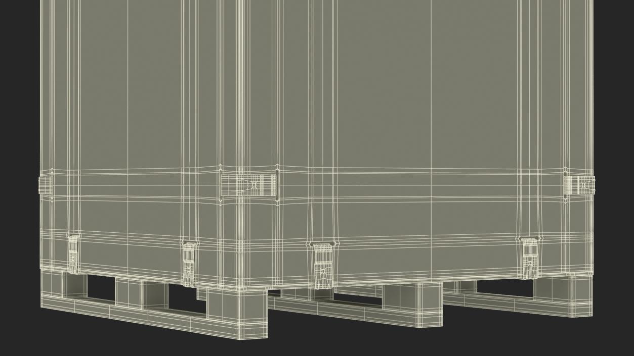 3D model Heavy Duty Shipping Crate