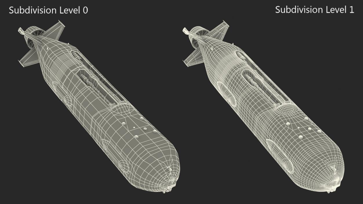 3D model Boeing Orca AUV