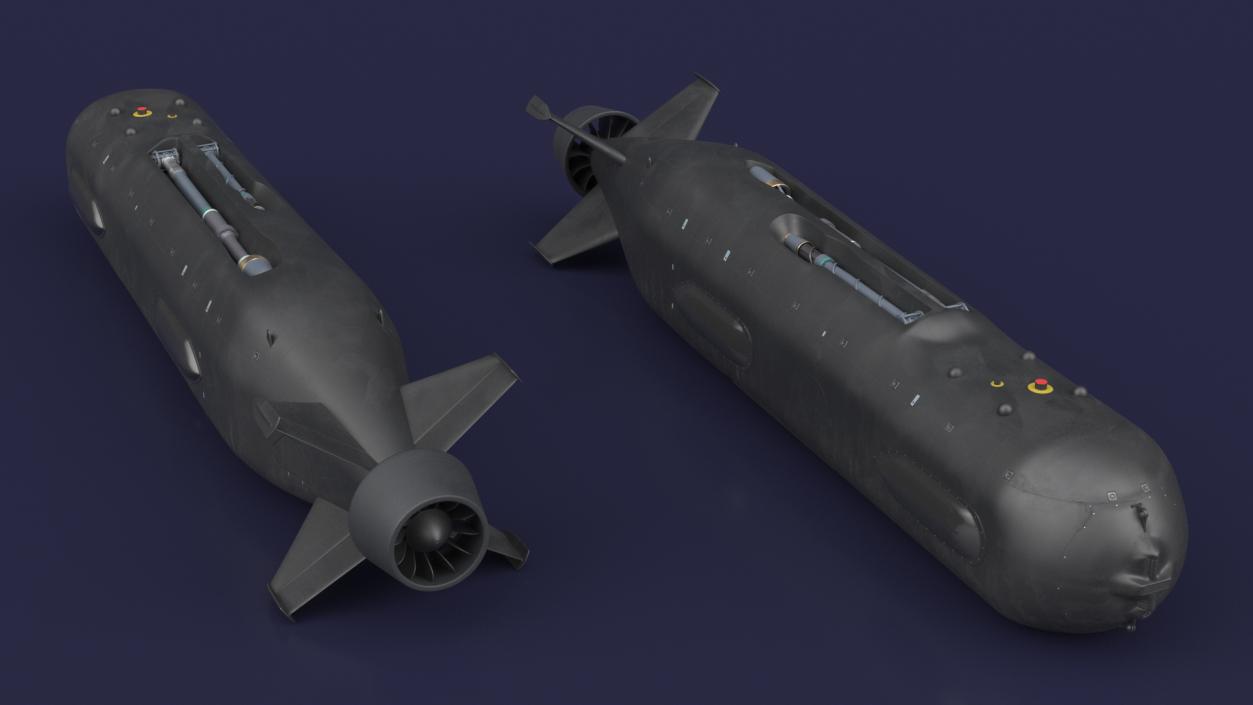 3D model Boeing Orca AUV