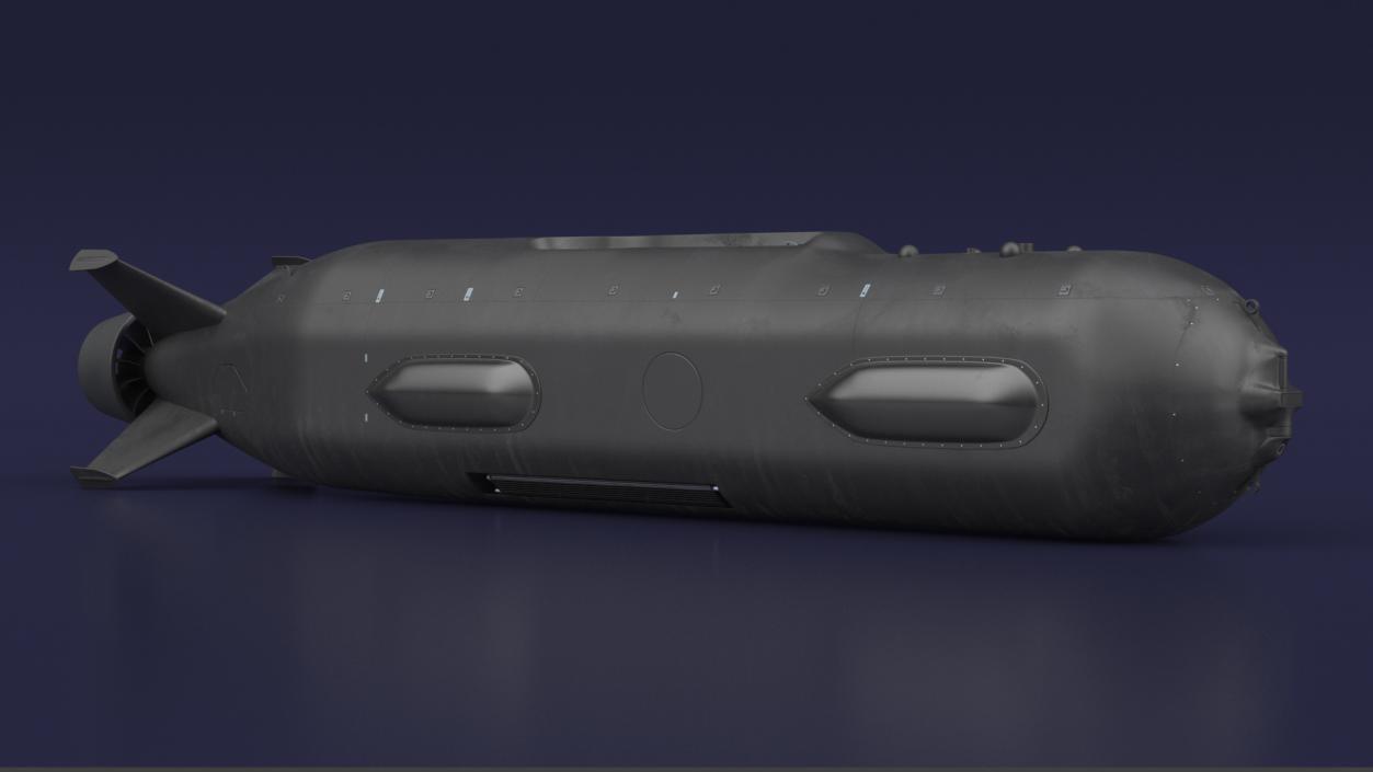 3D model Boeing Orca AUV