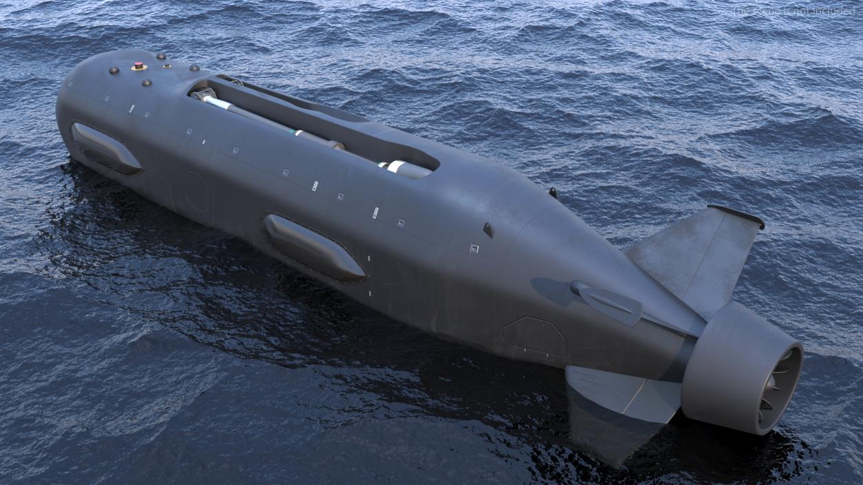 3D model Boeing Orca AUV