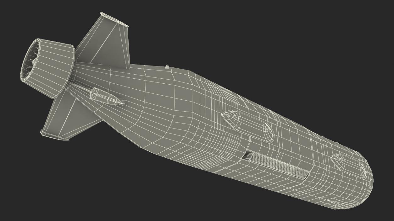 3D model Boeing Orca AUV