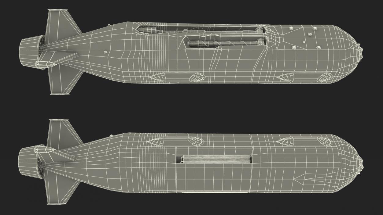 3D model Boeing Orca AUV