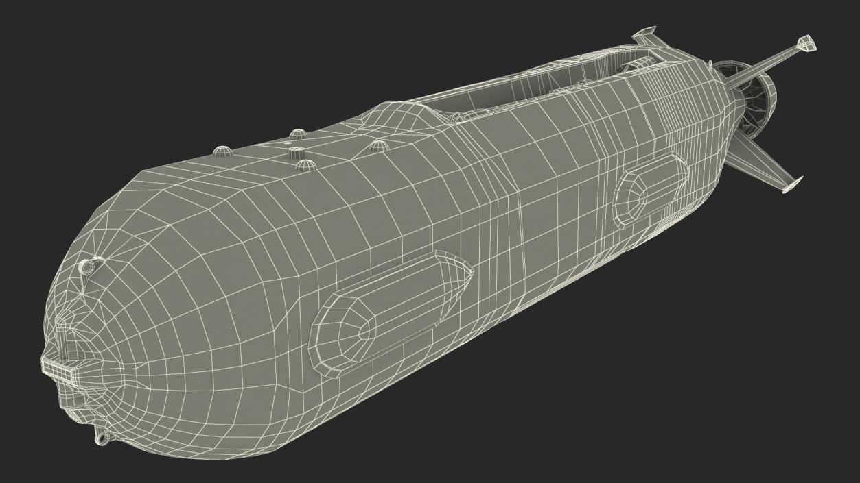 3D model Boeing Orca AUV