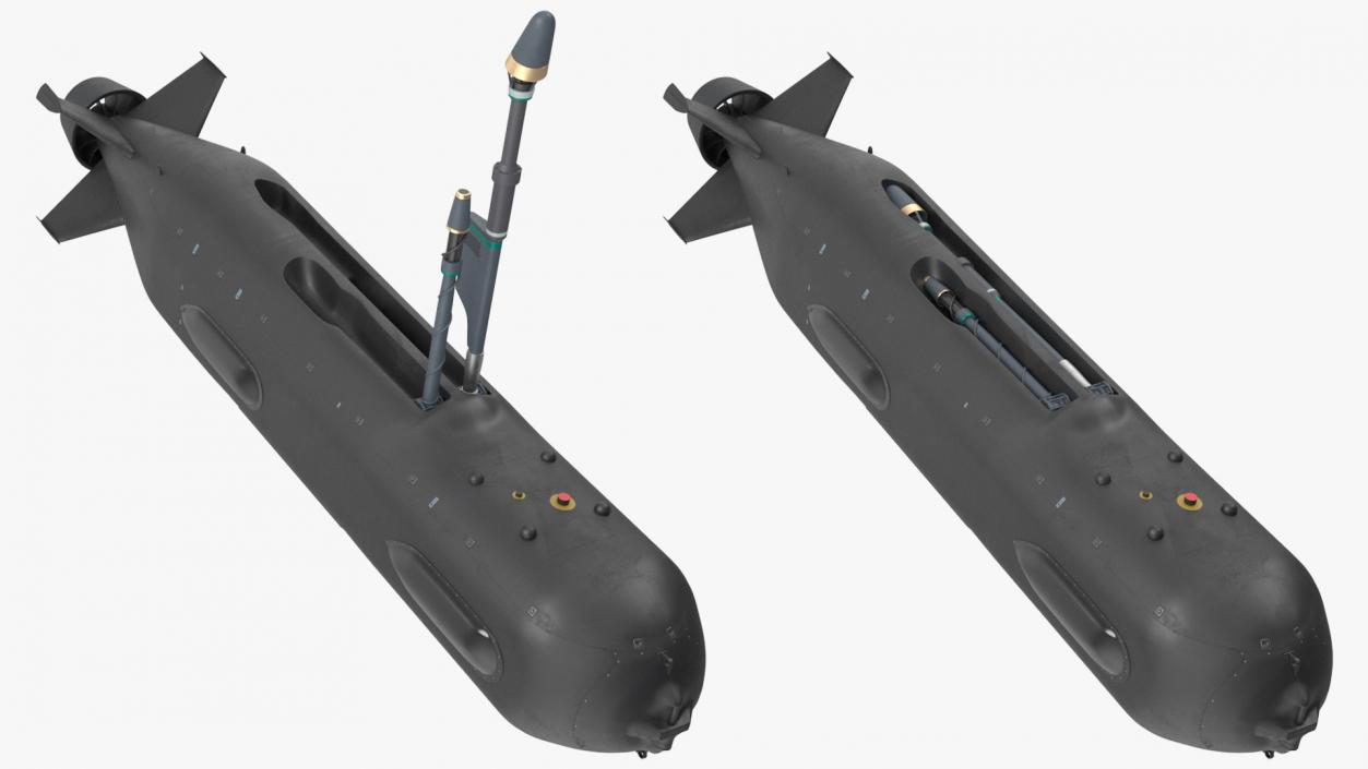 3D model Boeing Orca AUV