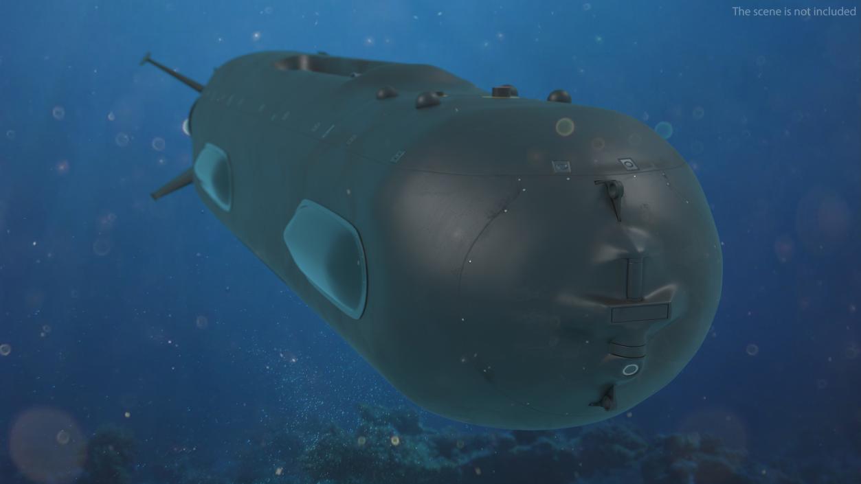 3D model Boeing Orca AUV