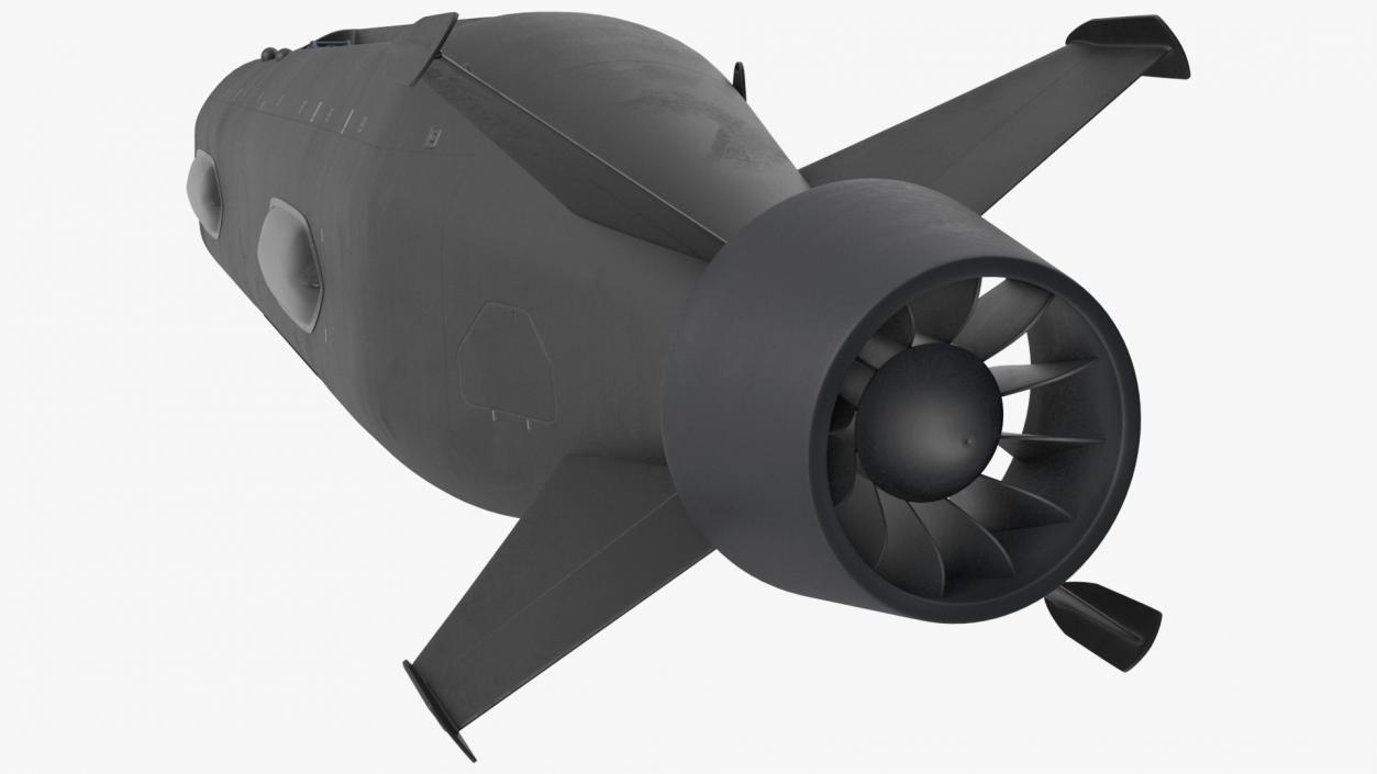 3D model Boeing Orca AUV