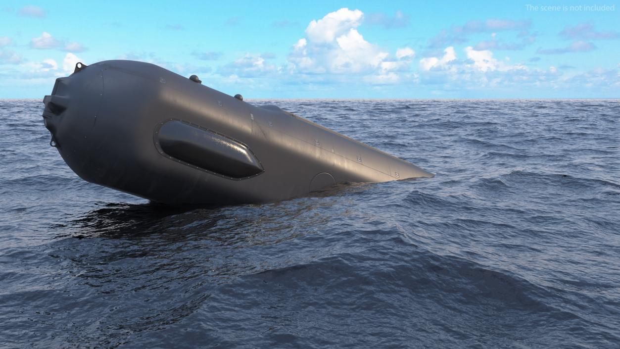 3D model Boeing Orca AUV