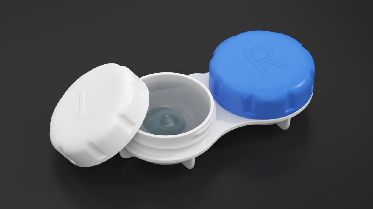 Container with Contact Lenses 3D model