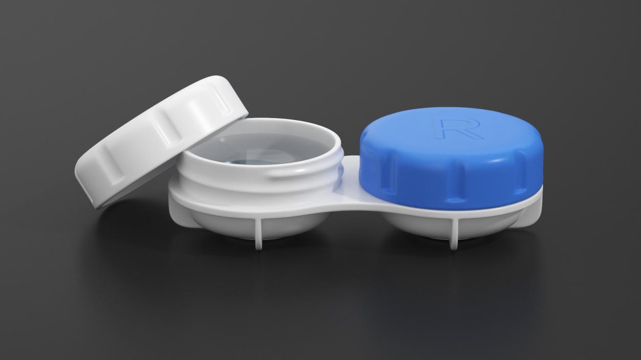 Container with Contact Lenses 3D model