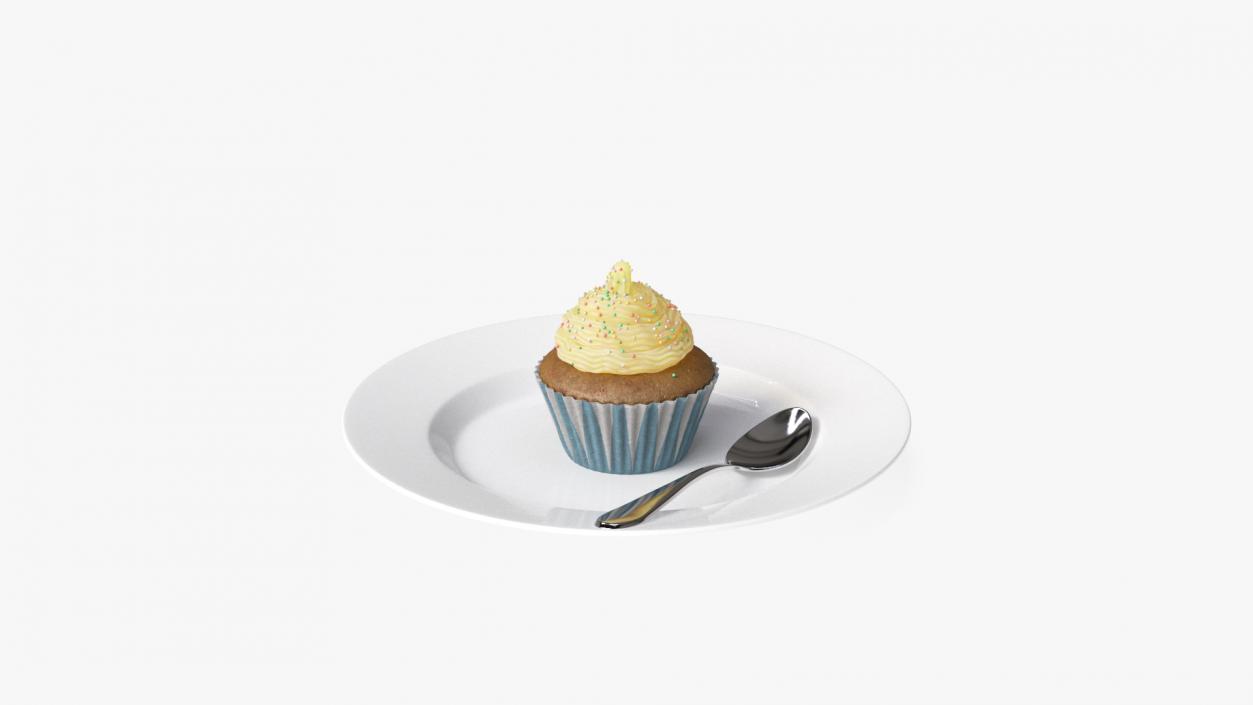 Cupcake Dessert 2 3D