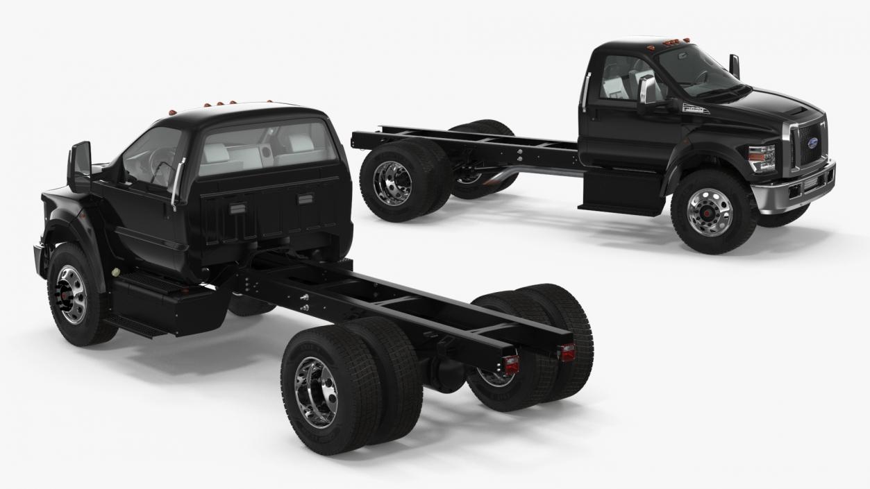 Ford F-650 Crew Cab Chassis 3D