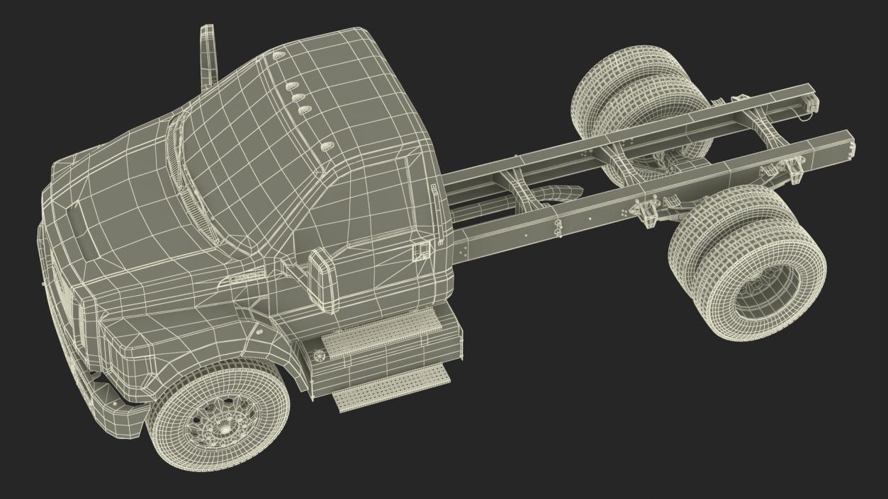 Ford F-650 Crew Cab Chassis 3D