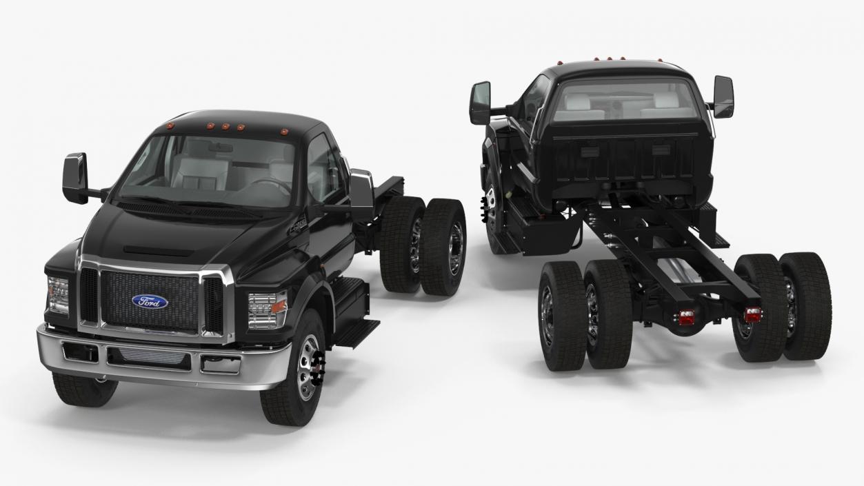 Ford F-650 Crew Cab Chassis 3D