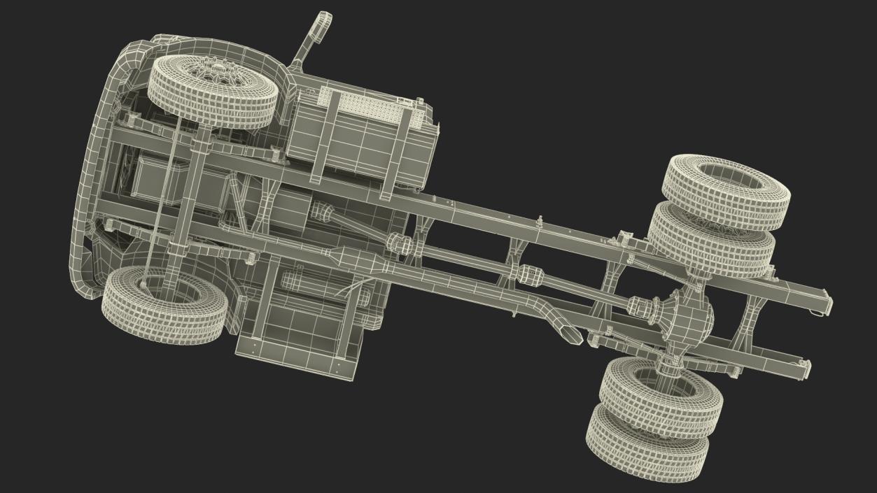 Ford F-650 Crew Cab Chassis 3D