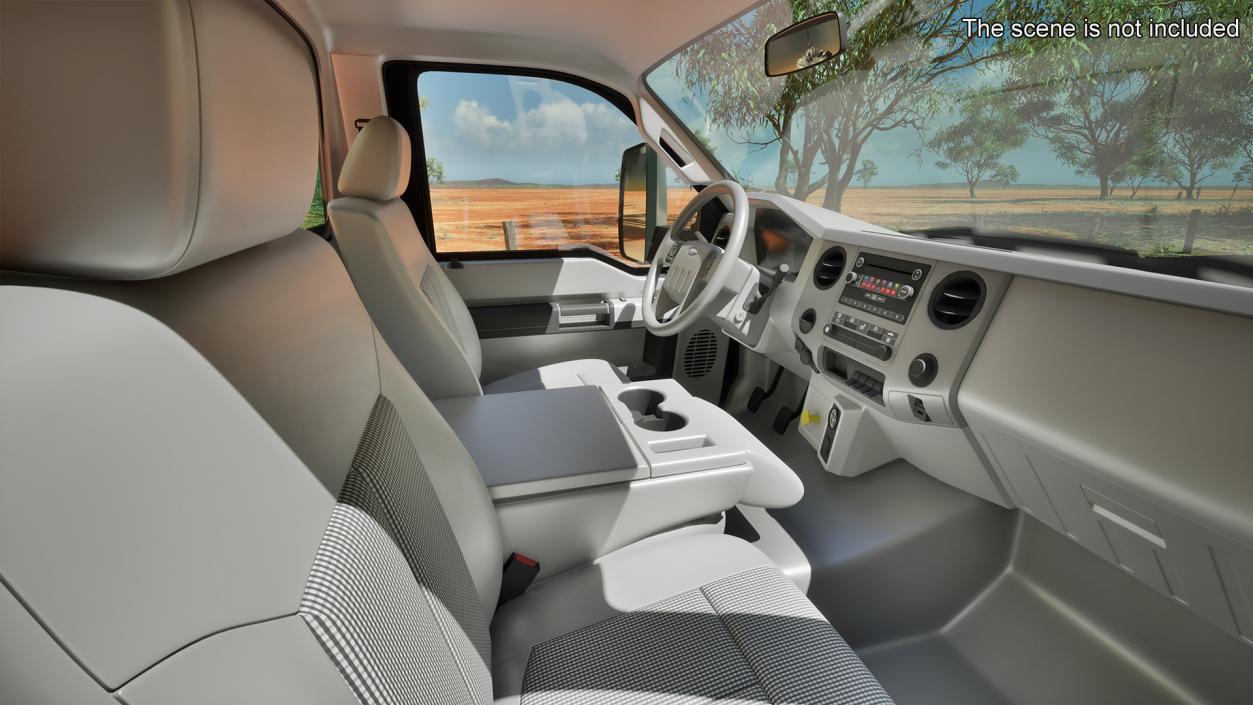 Ford F-650 Crew Cab Chassis 3D