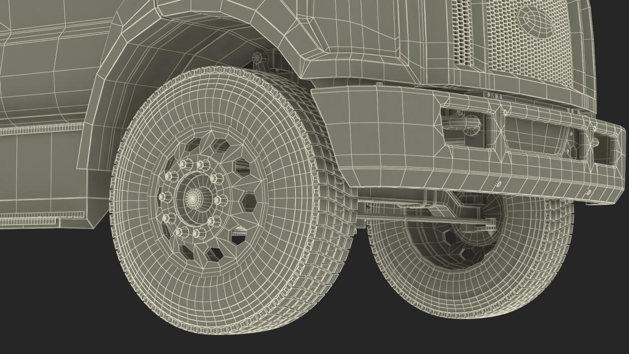 Ford F-650 Crew Cab Chassis 3D