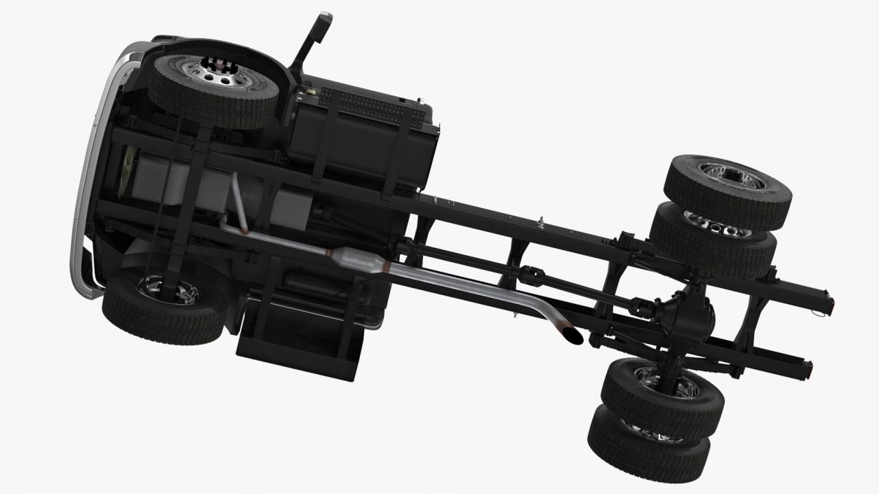 Ford F-650 Crew Cab Chassis 3D