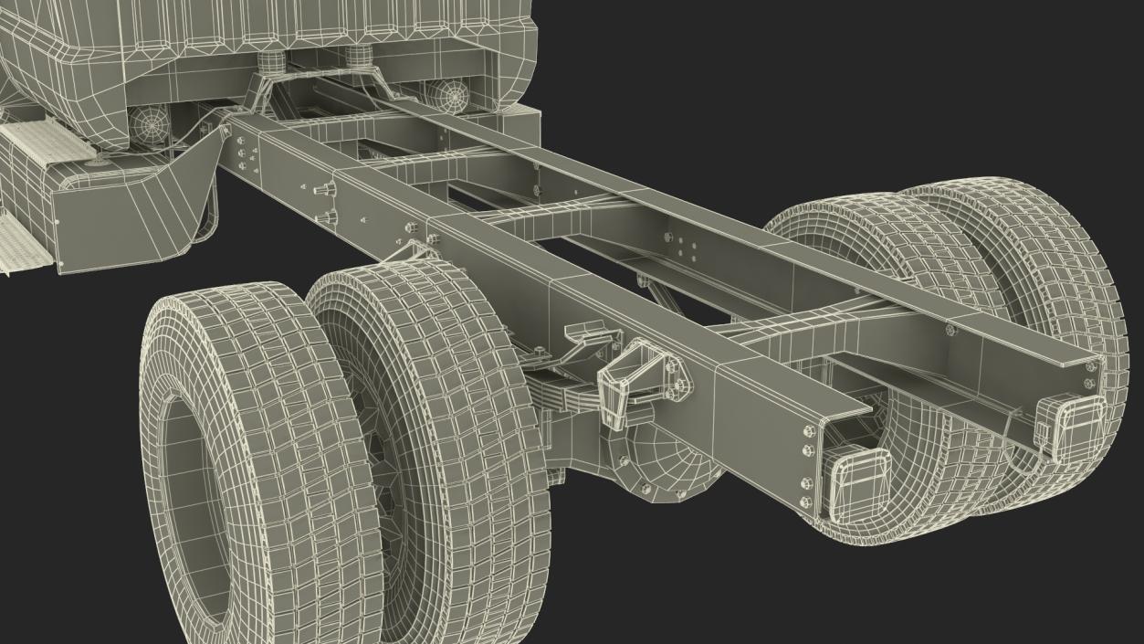 Ford F-650 Crew Cab Chassis 3D