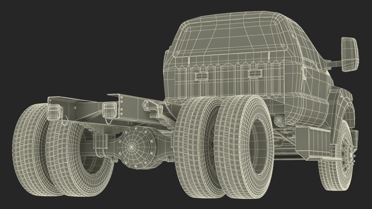 Ford F-650 Crew Cab Chassis 3D