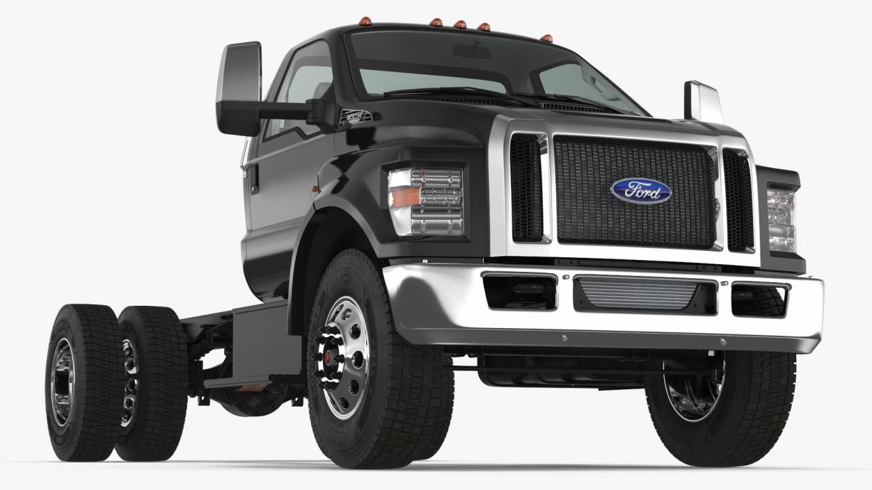 Ford F-650 Crew Cab Chassis 3D